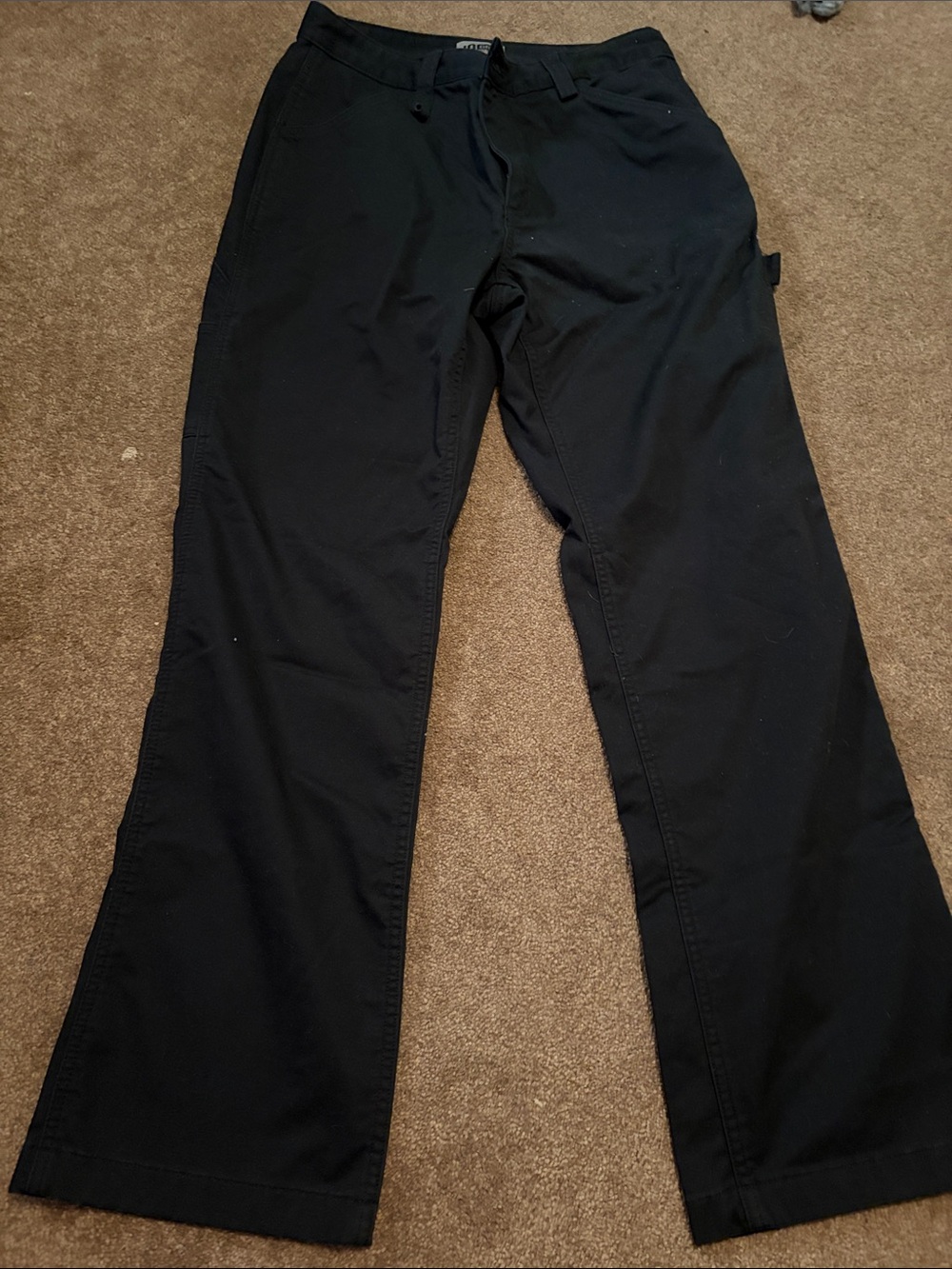 Women's Black Work Pants 40 Grit